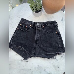 Levi’s 501® ORIGINAL FIT HIGH RISE WOMEN'S SHORTS - Black